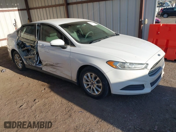 2015 Ford Fusion S with VIN 3FA6P0G75FR127320, listed as a IAAI auction lot 41868697 with 150,858 mi miles. Bid and sale history available at carsss.com. Image 1.