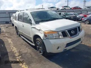 2013 Nissan Armada Platinum z VIN 5N1BA0NF4DN610507, wystawiony jako IAAI lot #40772428 z przebiegiem Nie podano mil oraz . Historia ofert i sprzedaży dostępna na DreamBid. Obrazek 1.