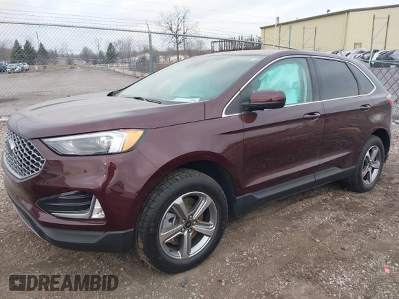 2024 Ford Edge SEL z VIN 2FMPK4J94RBA23897, wystawiony jako IAAI lot #41810930 z przebiegiem 7 110 mil mil oraz . Historia ofert i sprzedaży dostępna na DreamBid. Obrazek 2.