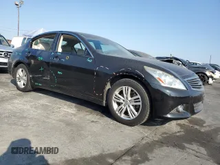2012 Infiniti G25 Sedan Journey with VIN JN1DV6AP4CM701058, listed as a Copart auction lot 82007864 with 130,723 mi miles and Salvage Title. Bid and sale history available at carsss.com. Image 4.