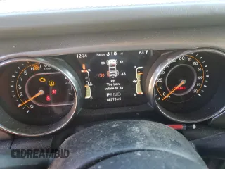 2020 Jeep Wrangler Unlimited Sahara with VIN 1C4HJXENXLW175550, listed as a Copart auction lot 42625175 with 88,518 mi miles and Salvage Title. Bid and sale history available at carsss.com. Image 9.
