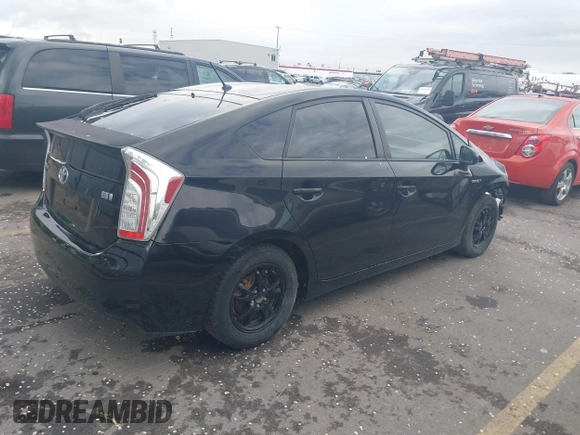 2013 Toyota Prius One with VIN JTDKN3DU4D5586557, listed as a IAAI auction lot 42191791 with Not Provided miles and . Bid and sale history available at carsss.com. Image 4.