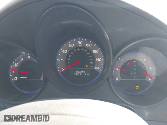 2008 Acura TL with VIN 19UUA66218A028374, listed as a IAAI auction lot 42071608 with 168,240 mi miles. Bid and sale history available at carsss.com. Image 7.
