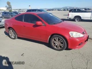2006 Acura RSX with VIN JH4DC54886S005416, listed as a Copart auction lot 50252995 with 286,902 mi miles and Salvage Title. Bid and sale history available at carsss.com. Image 4.