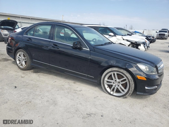 2013 Mercedes-Benz C-Class C 300 Sport with VIN WDDGF8AB5DG146795, listed as a Copart auction lot 48563245 with 103,144 mi miles and Salvage Title. Bid and sale history available at carsss.com. Image 4.