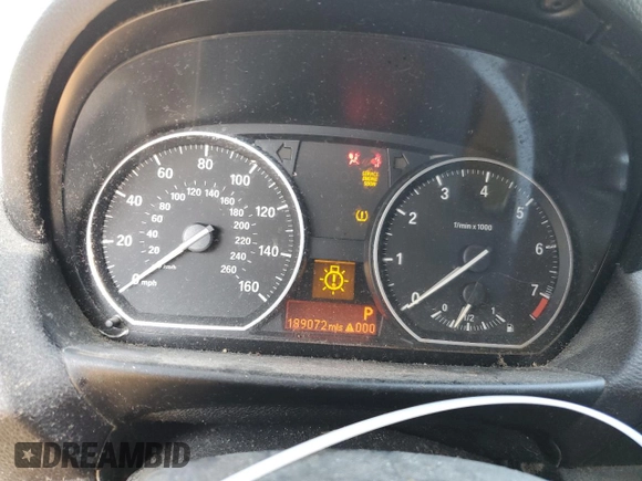 2009 BMW 1 Series 128i with VIN WBAUP935X9VF48421, listed as a Copart auction lot 50932845 with 189,072 mi miles and Salvage title. Bid and sale history available at DreamBid. Image 9.