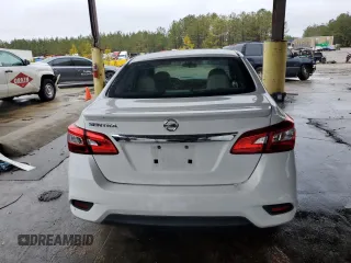 2017 Nissan Sentra SV with VIN 3N1AB7AP2HY238908, listed as a Copart auction lot 88949145 with 186,101 mi miles and Salvage title. Bid and sale history available at DreamBid. Image 6.