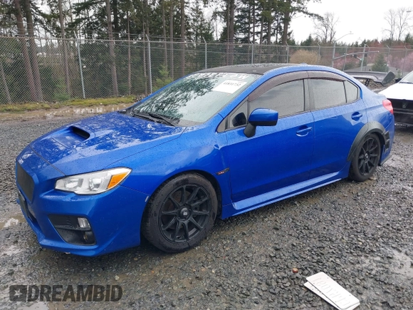 2015 Subaru WRX Premium with VIN JF1VA1D66F8816248, listed as a IAAI auction lot 41831732 with 123,048 mi miles. Bid and sale history available at carsss.com. Image 2.