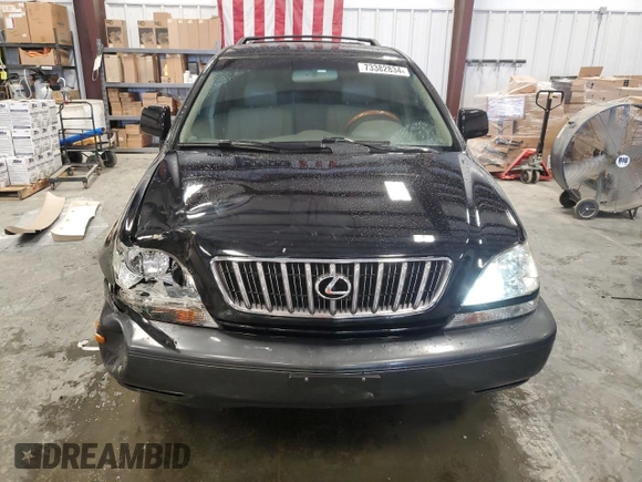 2002 Lexus RX 300 with VIN JTJHF10U120273913, listed as a Copart auction lot 73382834 with 353,348 mi miles and Salvage Title. Bid and sale history available at carsss.com. Image 5.
