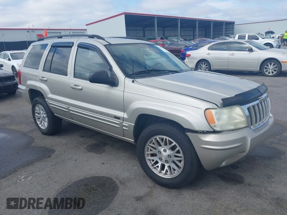 2004 Jeep Grand Cherokee Limited with VIN 1J4GX58SX4C255363, listed as a IAAI auction lot 42619798 with 239,475 mi miles and . Bid and sale history available at DreamBid. Image 1.