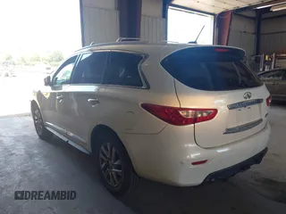 2014 Infiniti QX60 with VIN 5N1AL0MM1EC505488, listed as a IAAI auction lot 42592061 with 207,960 mi miles and . Bid and sale history available at DreamBid. Image 3.