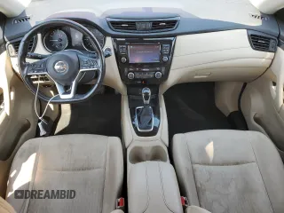 2017 Nissan Rogue S with VIN JN8AT2MV0HW258108, listed as a Copart auction lot 52141815 with 128,306 mi miles and Salvage Title. Bid and sale history available at carsss.com. Image 8.