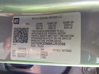 2021 GMC Canyon 2WD Elevation with VIN 1GTG5CEN6M1293098, listed as a IAAI auction lot 41477792 with 48,252 mi miles. Bid and sale history available at carsss.com. Image 9.