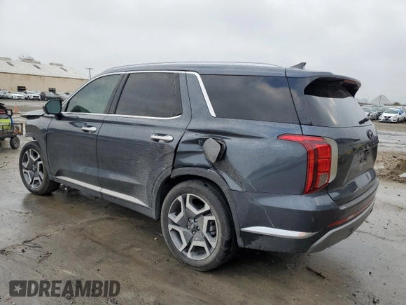 2024 Hyundai Palisade Limited z VIN KM8R54GE9RU731125, wystawiony jako Copart lot #43261325 z przebiegiem 4 929 mil mil oraz Szkoda całkowita • Salvage title. Historia ofert i sprzedaży dostępna na DreamBid. Obrazek 2.