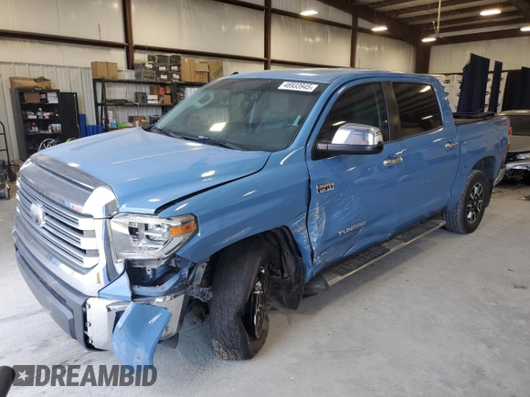 2018 Toyota Tundra 2WD SR5 with VIN 5TFFY5F13JX236733, listed as a Copart auction lot 46933945 with 108,477 mi miles and Salvage Title. Bid and sale history available at carsss.com. Image 1.