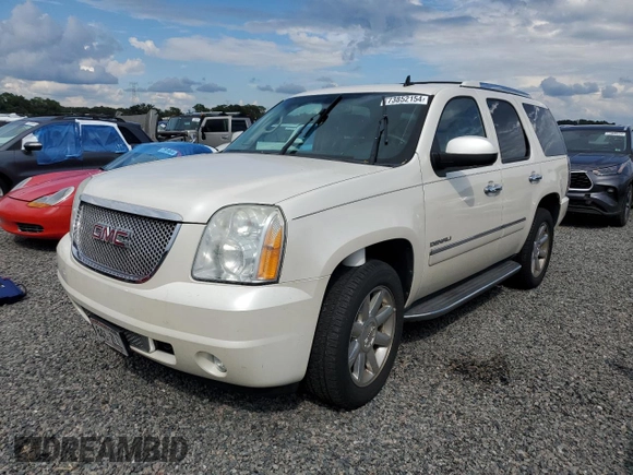2010 GMC Yukon Denali with VIN 1GKUCEEF8AR253197, listed as a Copart auction lot 73852154 with 0 mi miles and Salvage Title. Bid and sale history available at carsss.com. Image 1.