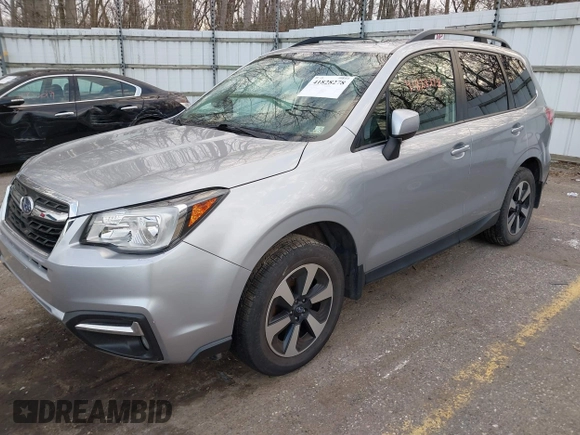2018 Subaru Forester Premium with VIN JF2SJAEC3JH403764, listed as a IAAI auction lot 41828278 with 84,085 mi miles and . Bid and sale history available at DreamBid. Image 2.