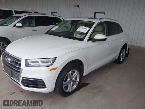 2018 Audi Q5 Premium Plus z VIN WA1BNAFY4J2034388, wystawiony jako IAAI lot #41839388 z przebiegiem 70 936 mil mil oraz . Historia ofert i sprzedaży dostępna na DreamBid. Obrazek 2.