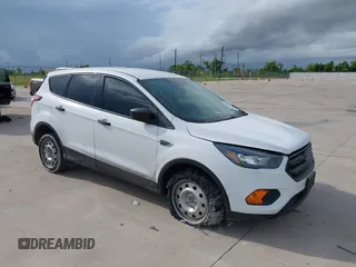 2018 Ford Escape S with VIN 1FMCU0F79JUA71404, listed as a IAAI auction lot 42594123 with 87,351 mi miles and . Bid and sale history available at DreamBid. Image 1.