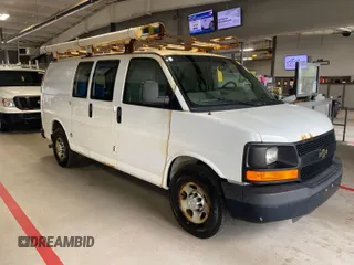 2015 Chevrolet Express Cargo with VIN 1GCWGFCG0F1145334, listed as a IAAI auction lot 42610461 with 143,162 mi miles and . Bid and sale history available at DreamBid. Image 31.