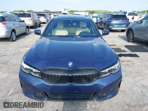 2021 BMW 3 Series 330i with VIN 3MW5R1J00M8C11837, listed as a IAAI auction lot 41964907 with 37,144 mi miles and . Bid and sale history available at carsss.com. Image 12.