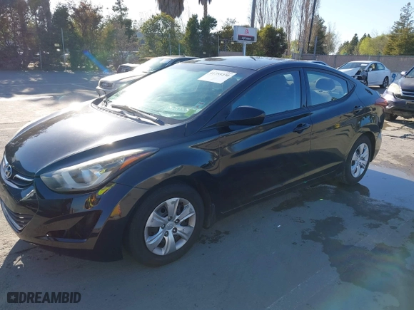 2016 Hyundai Elantra SE with VIN 5NPDH4AE0GH778355, listed as a IAAI auction lot 41755230 with 175,851 mi miles. Bid and sale history available at carsss.com. Image 17.