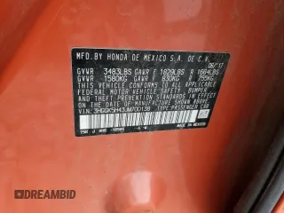 2018 Honda Fit LX with VIN 3HGGK5H43JM700138, listed as a Copart auction lot 52957555 with 55,309 mi miles and Salvage Title. Bid and sale history available at carsss.com. Image 12.