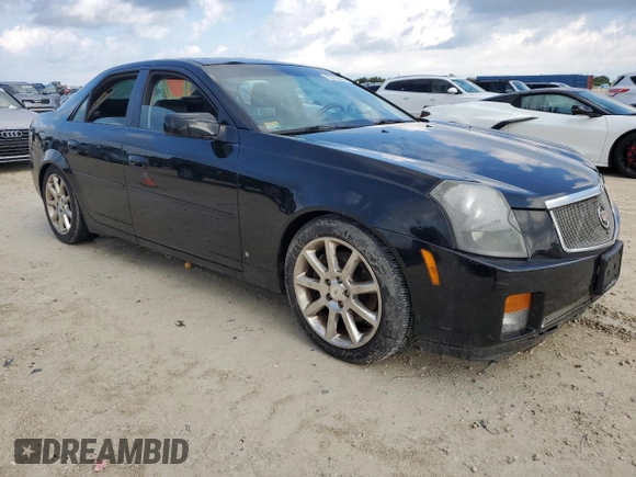 2007 Cadillac CTS with VIN 1G6DP577270151206, listed as a Copart auction lot 73718094 with 0 mi miles and Salvage Title. Bid and sale history available at carsss.com. Image 4.