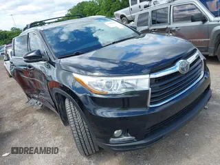 2015 Toyota Highlander Limited with VIN 5TDDKRFH2FS170489, listed as a IAAI auction lot 42388948 with 190,837 mi miles and . Bid and sale history available at DreamBid. Image 1.