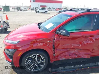 2023 Hyundai Kona N Line with VIN KM8K33A39PU951418, listed as a IAAI auction lot 41834000 with 31,046 mi miles and . Bid and sale history available at carsss.com. Image 6.