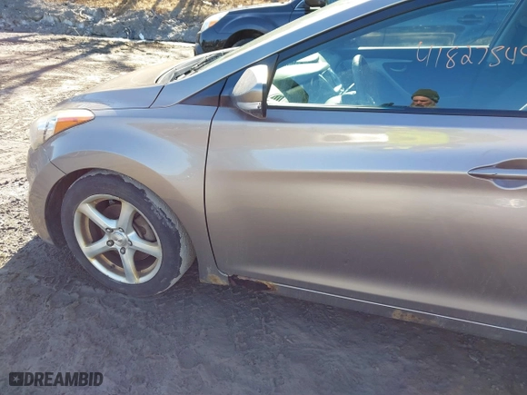 2012 Hyundai Elantra GLS with VIN 5NPDH4AE6CH128522, listed as a IAAI auction lot 41827549 with 145,236 mi miles. Bid and sale history available at carsss.com. Image 6.