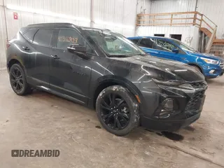 2022 Chevrolet Blazer RS with VIN 3GNKBKRS8NS175932, listed as a IAAI auction lot 42316803 with 46,960 mi miles and . Bid and sale history available at DreamBid. Image 1.