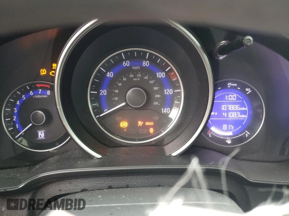 2015 Honda Fit EX-L with VIN 3HGGK5H84FM768913, listed as a Copart auction lot 60541285 with 107,886 mi miles and Salvage title. Bid and sale history available at DreamBid. Image 9.