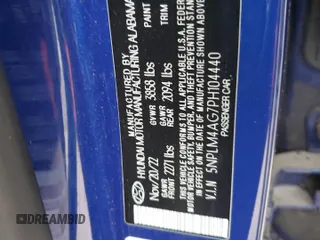 2023 Hyundai Elantra SEL with VIN 5NPLM4AG7PH104440, listed as a Copart auction lot 51312325 with 51,808 mi miles and Non Repairable. Bid and sale history available at DreamBid. Image 12.