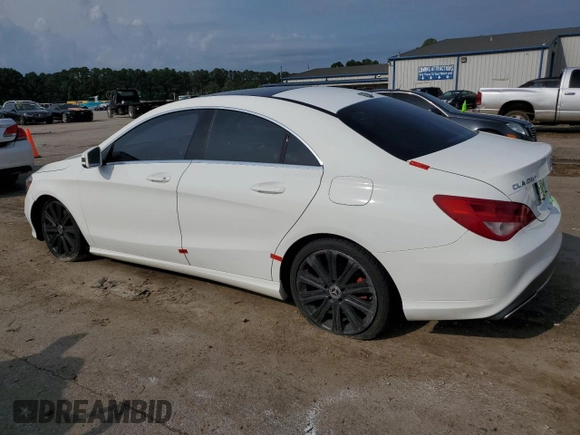 2018 Mercedes-Benz CLA 250 with VIN WDDSJ4GBXJN639792, listed as a Copart auction lot 62102235 with 96,261 mi miles and Salvage title. Bid and sale history available at DreamBid. Image 2.