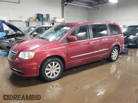 2015 Chrysler Town & Country Touring with VIN 2C4RC1BG7FR677513, listed as a Copart auction lot 51388025 with 52,938 mi miles and Salvage Title. Bid and sale history available at carsss.com. Image 1.
