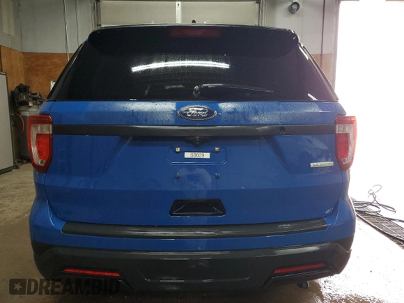 2019 Ford Police Interceptor Utility z VIN 1FM5K8AT5KGB15724, wystawiony jako Copart lot #55945185 z przebiegiem 108 429 mil mil oraz Tytuł czysty. Historia ofert i sprzedaży dostępna na DreamBid. Obrazek 6.