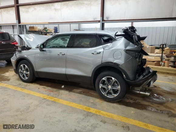 2023 Chevrolet Blazer LT with VIN 3GNKBHR40PS231644, listed as a Copart auction lot 45296355 with 0 mi miles and Salvage Title. Bid and sale history available at carsss.com. Image 2.