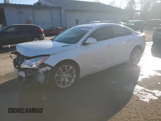 2016 Buick Regal GS with VIN 2G4GU5GX7G9126368, listed as a Copart auction lot 77679004 with 120,967 mi miles and Salvage Title. Bid and sale history available at carsss.com. Image 1.