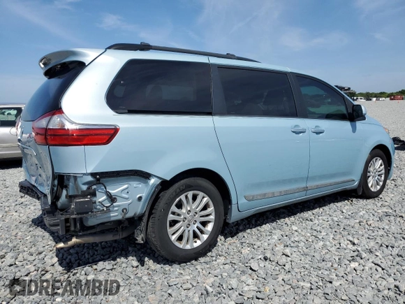 2015 Toyota Sienna XLE with VIN 5TDYK3DC5FS591662, listed as a Copart auction lot 53437195 with 169,247 mi miles and Salvage Title. Bid and sale history available at carsss.com. Image 3.