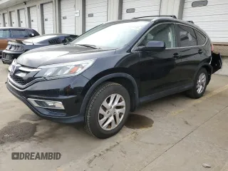 2015 Honda CR-V EX-L with VIN 2HKRM4H73FH604142, listed as a Copart auction lot 46516165 with 124,719 mi miles and Salvage Title. Bid and sale history available at carsss.com. Image 1.