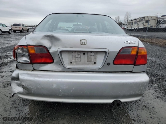 1999 Honda Civic VP with VIN 2HGEJ6616XH529952, listed as a Copart auction lot 49108865 with 120,525 mi miles and Salvage Title. Bid and sale history available at carsss.com. Image 6.