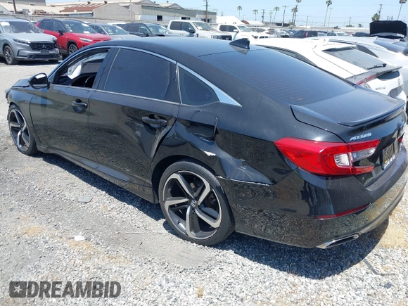 2019 Honda Accord Sport with VIN 1HGCV2F38KA030812, listed as a IAAI auction lot 42429667 with 98,648 mi miles and . Bid and sale history available at DreamBid. Image 3.