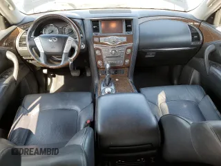 2016 Infiniti QX80 with VIN JN8AZ2NEXG9125401, listed as a Copart auction lot 65924664 with 138,858 mi miles and Salvage Title. Bid and sale history available at carsss.com. Image 8.