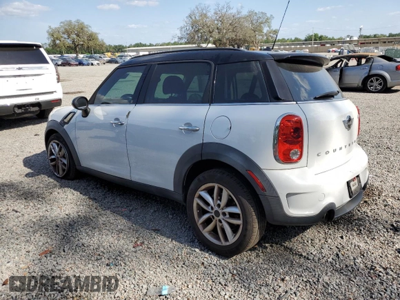 2014 MINI Countryman S with VIN WMWZC3C59EWT00838, listed as a Copart auction lot 53608055 with 114,520 mi miles and Non Repairable. Bid and sale history available at DreamBid. Image 2.