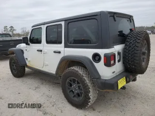 2024 Jeep Wrangler Sport with VIN 1C4PJXDG7RW364535, listed as a Copart auction lot 89122785 with 1,631 mi miles and Salvage Title. Bid and sale history available at DreamBid. Image 2.