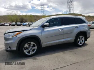 2015 Toyota Highlander Limited z VIN 5TDDKRFH7FS220934, wystawiony jako Copart lot #55126425 z przebiegiem 85 529 mil mil oraz Szkoda całkowita • Salvage title. Historia ofert i sprzedaży dostępna na DreamBid. Obrazek 1.