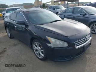 2012 Nissan Maxima 3.5 SV with VIN 1N4AA5APXCC845652, listed as a IAAI auction lot 41734541 with 193,925 mi miles. Bid and sale history available at carsss.com. Image 1.