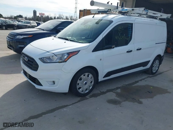2023 Ford Transit Connect Van XLT with VIN NM0LS7T2XP1558050, listed as a IAAI auction lot 41638466 with 47,006 mi miles. Bid and sale history available at carsss.com. Image 2.