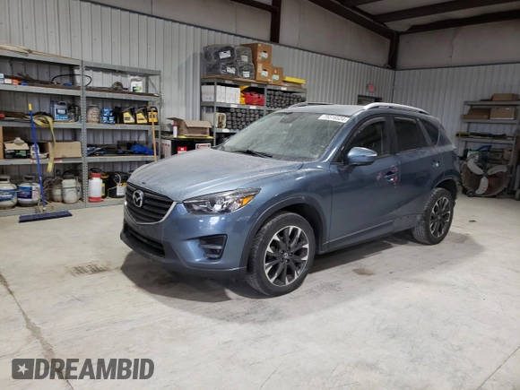 2016 Mazda CX-5 Grand Touring with VIN JM3KE4DY1G0714674, listed as a Copart auction lot 75516524 with 115,766 mi miles and Salvage Title. Bid and sale history available at carsss.com. Image 1.